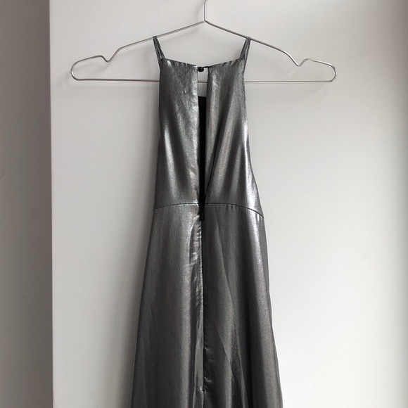 Privacy Please “Lehunt” Metallic Front Tie Dress! - Picture 8 of 13